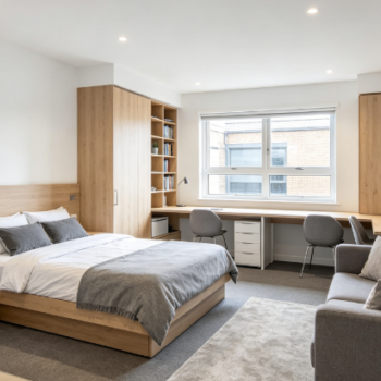 High-Quality, Spacious Studio Apartment for Students (Furnished, Suitable for Long-Term Lease)