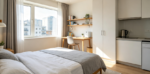 Well-lit, Fully Furnished Studio Apartment for Rent
